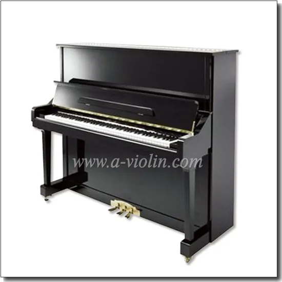 88 Keys Acoustic Upright Black Polished Silent Piano (AUP-131)