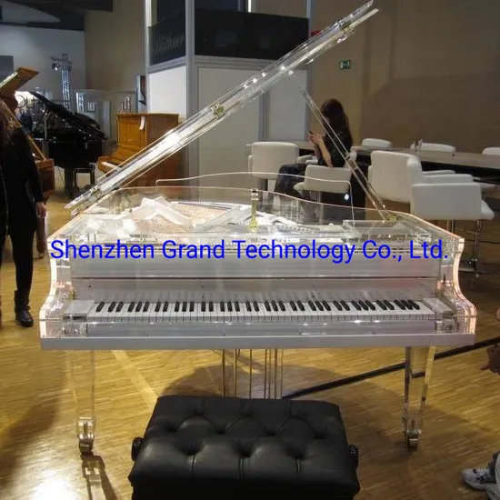 Custom Acoustic Piano Upright Piano Transparent Acrylic Baby Grand Piano
