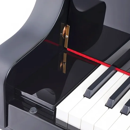 Custom 6 Feet Digital Electric Grand Piano Mahogany Red Polished Self Playing Piano OEM
