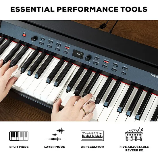 2022 Popular 88 Keys Electronic Organ Keyboard Piano with Graded Hammer-Action Keys