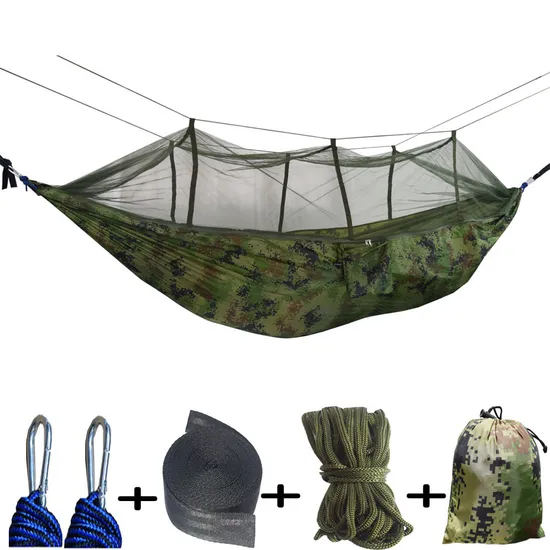 Custom Portable Outdoor Camping Supply Mosquito Net Hammock