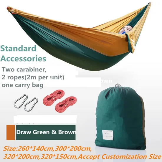 Double Hammock Single Hammock Travel Lightweight Camping Hammock