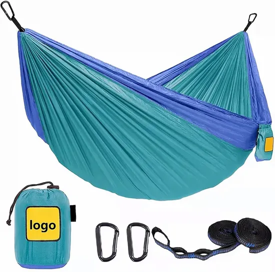 Nylon Hammock Bed Outdoor Tent Camping Portable Double Hammock