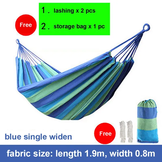 Garden Camping Outdoor Portable Hammock Thickened Suitable Tourism Beach Balcony Rope Hammock