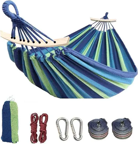 Outdoors Travel Single Portable Double Parachute Hammocks Camping Hammock