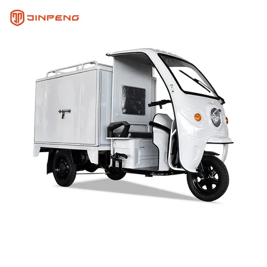 Cheap New Delivery Trike Electric Cargo Tricycle for Express Three Wheel Vehicle with Closed Carriage Trike Rainproof Cab