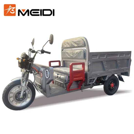 Meidi Cheap Price 1500W Three Wheeler Vehicle Electric Cargo Tricycle with EEC Farm Loader Trike