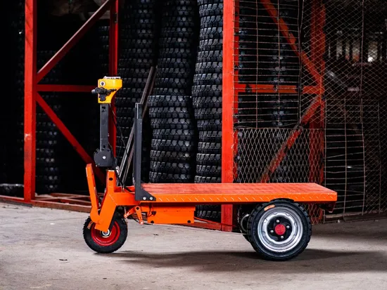 Electric Dumper Cart Small Mini Wheelbarrow Flat Trolley Tricycle Dump Truck