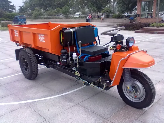 WUZHENG WAW  3 Wheel Dump Vehicle / Tricycle for Mining and Construction areas