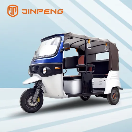Jinpeng Yh New Design Tuktuk Passenger Taxi Use Tricycle Bajij Wholesale Electric Rickshaw with Optional Battery