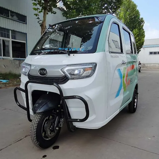 Electric Tricycles COM 3 Lugares Electric Tricycle 3 Seats for Adults Mini Car