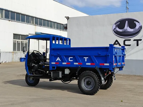 Agricutural Unloading Dumper High Ton Transport Goods Adult Three Wheels Diesel Tricycle