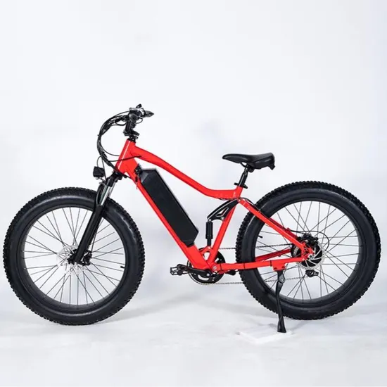 2 Wheel 26 Inch Electric Fat Tire Bike 500W Full Suspension Snow Beach Electric Mountain Bike Fat Tire Ebike
