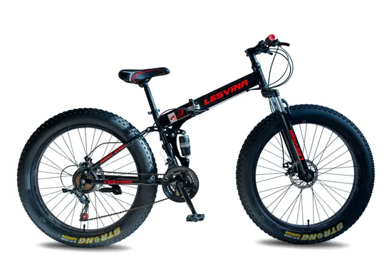 21s 26-Inch Carbon Steel Mountain Bike with Suspension Fork
