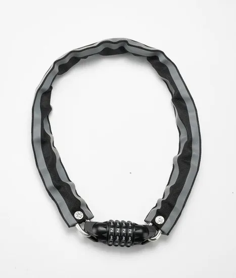 Bicycle Lock Combination Chain Lock with Cloth Cover Factory Price