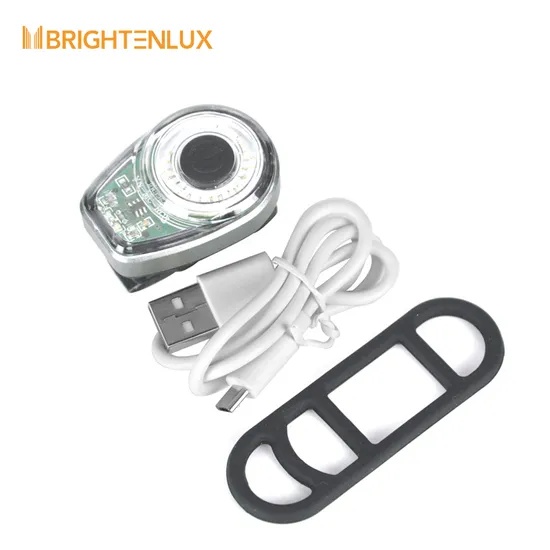 Brightenlux Logo Printing Mini USB Rechargeable Safety Warning LED Bike Tail Light Mountain Bicycle Light