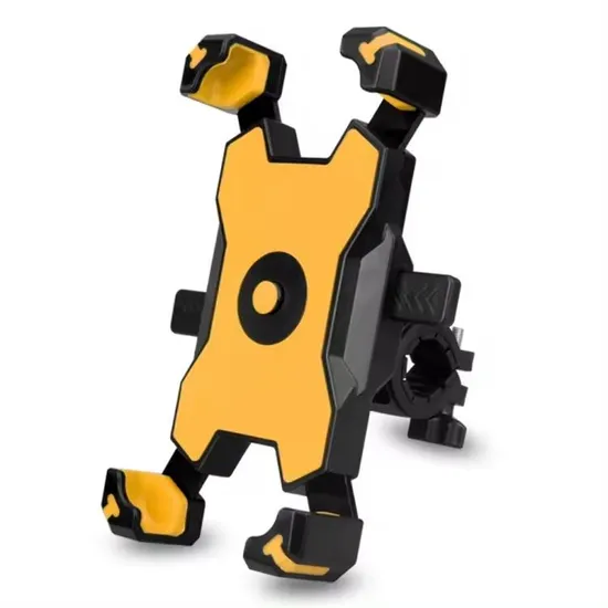 Custom Logo Cycle Phone Clamp Bike Mobile Phone Holder for Scooter Motorcycle Bicycle Adjustable Handlebar Phone Mount