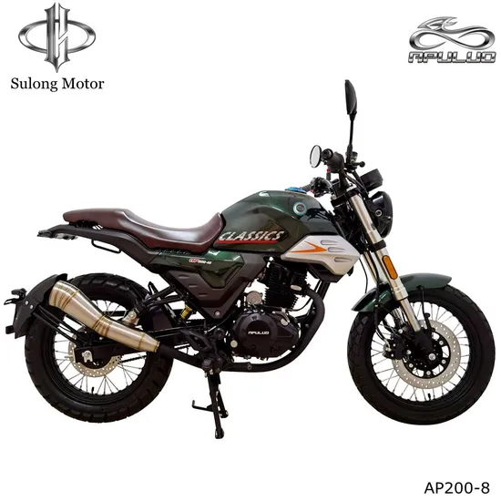 Vintage Cg 200cc Gasoline Motorbike Motorcycle with Premium Design