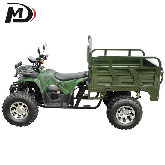 Farm Use 10inch Tires with Cargo 2000W Agricultural Vehicle Electric Quad Bike Vehicles