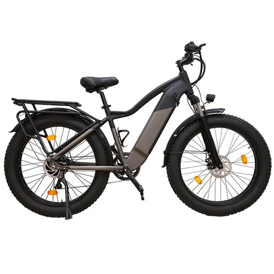 26 Inch Fat Tire Ebike E-Bike Electric Bike Mountain with 750W Brushless Motor 48V 15ah Lithium Battery for Adult Hunting
