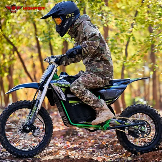 off Road Electric Power Pocket Dirt Bike Motorycles Motocross 5kw 72V