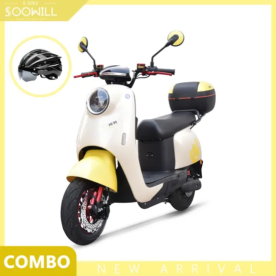 Affordable Electric Mobility Scooter with 55km Range & Helmet