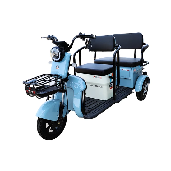 Comfortable Ride on a Double Brake Electric Tricycle a Tricycle Scooter Electric Bike Ergonomic Electric Tricycle for Adults with Durable Folding Capability