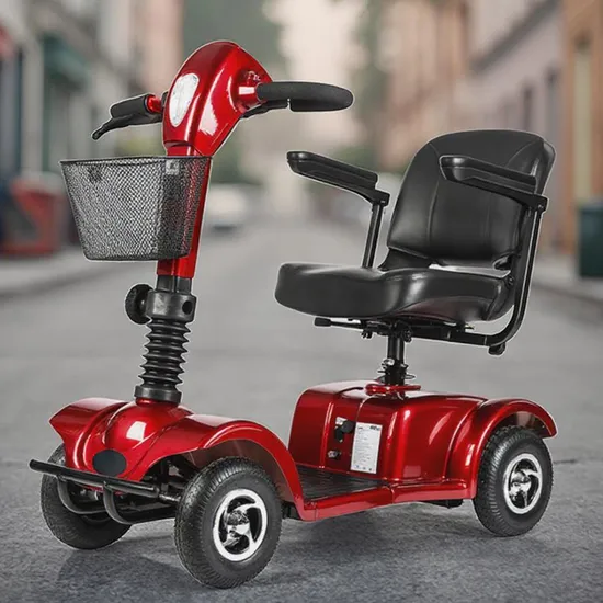 300lbs Load-Bearing Portable Adults Disabled Electrical 4 Wheel E Folding Mobility Motor Electric Scooter