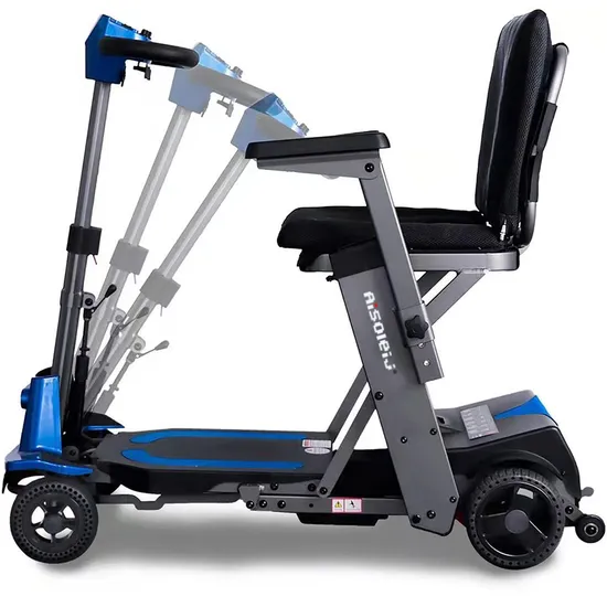 Lightweight Automatic Folding Mobility Scooters Electric 4 Wheel