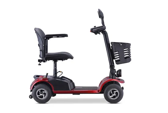 Multifunction Transport Electric Wheelchair Lightweight Foldable 4 Wheel Walker with Seat