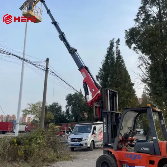 Hehi Factory High Quality Forklift Crane Hydraulic Flying Jib Boom