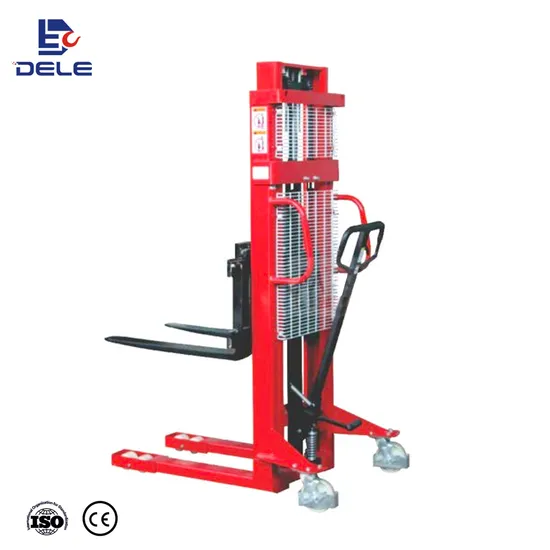 Wholesale Hydraulic Manual Stacker Lifting Equipment and Sling Pallet Truck