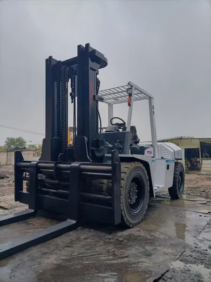 China/Japan Engine Heavy Duty 10ton Forklift Machine Price Fd100