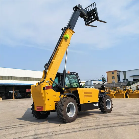 Hydraulic Telehandler Boom Forklift 4X4 All Terrain Telescopic Forklift Diesel