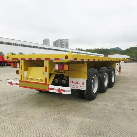 Versatile Flatbed Semi-Trailer Designed Low Bed/Bulk Cement/Car Carrier Trailers for Container Shipping Needs