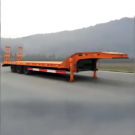 Jt Best Price 40t-100t Flatbed Low Bed Semi Trailer and Lowbed Gooseneck Semi Trailer