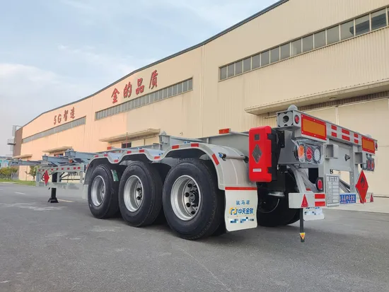 Skeleton Semi-Trailer with Modular Body Structure of Straight Beam Type Made of High-Strength Steel