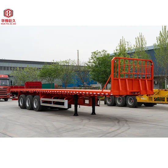 30/40 FT Flatbed Container Semi Truck Trailer for Sale