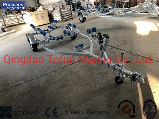 CE Approval Boat Trailer for 5.2 Meters Boat