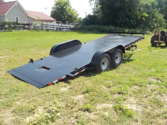 2 Axle Double Deck Auto Car Carrier Truck Trailer Transport Trailers for African Car Trailer