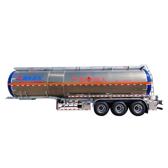 High-Capacity 50kl Aluminum Fuel Oil Tank Trailer Truck