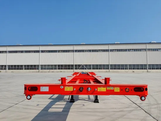 45-Foot Biaxial Skeleton Semi-Trailer Lightweight Upgraded Version with Small Gooseneck Structure