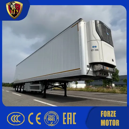 Refrigerated Frozen Freezer Freezing Cool Van Box Seafood Fresh Vegetable Fruit Milk Food Vaccine Medicine Cold Chain Transportation Semi Trailer Vehicle Truck