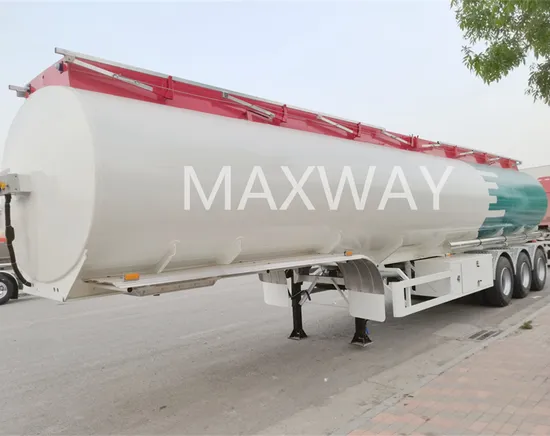 42000 45000 Liters Maxway Brand New Fuel Tank Aluminum Oil Tanker Semi Trailer for Sales in South Africa