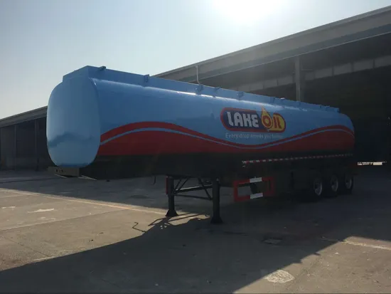 5 Compartments 45000L 40cbm 45cbm 50cbm 3-Axles Aluminium Fuel Tanker Semi Trailer