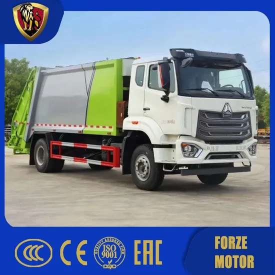 Africa Southeast Asia Middle East Market Sinotruk HOWO 15m3-18m3 Compactor Compressed Waste Rubbish Garbage Collection Transfer Special Truck Dustcart Vehicle