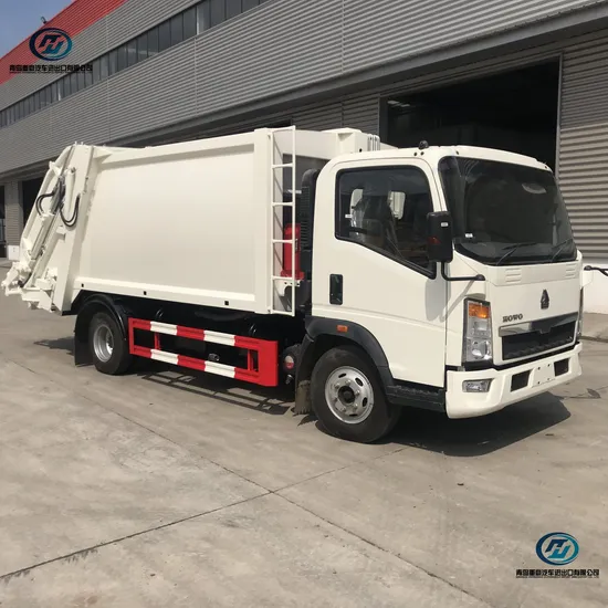 6X4 New Sinotruck Sitrak Garbage Truck Container Waste Collect Cleaning Rubbish Collector Transport Vehicle Left Right Drive