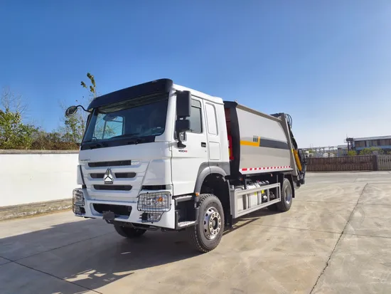 HOWO 300-340HP Garbage Compactor Truck 16cbm Compressed Refuse Truck