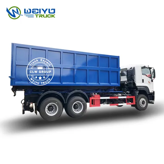 Japanese Brand 22cbm Hook Lift Garbage Truck Rubbish Collector Waste Treatment Truck