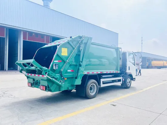 Cnhtc HOWO 3000L 5000L Self Dumping Environmental Sanitation Garbage Truck 240L Hanging Bucket Compressed Garbage Truck Price